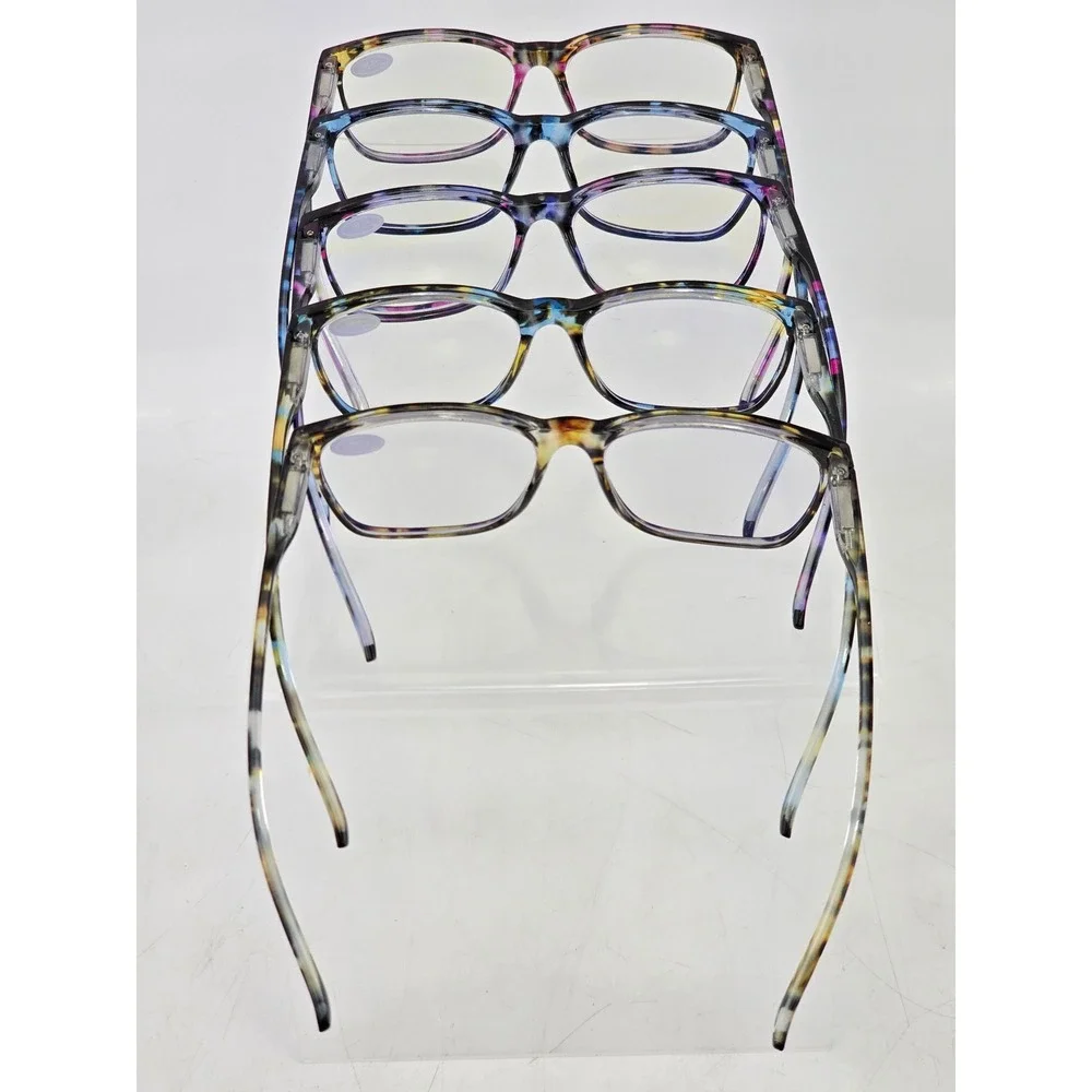 SIGVAN Reading Glasses Unisex +2.50 Multicolor Tortoise Blue Light Block - NEW